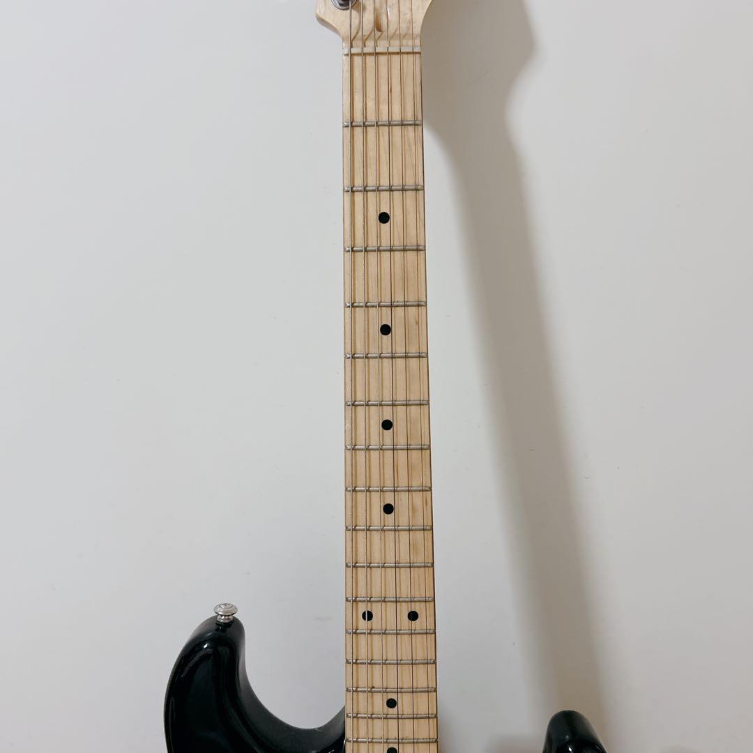 Legend エレキギター ブラックホワイト ギターケース付き(ソフト)