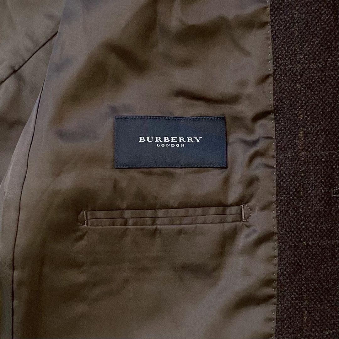 BURBERRY　LONDON jacket　カシミヤ混　チェック　ジャケット
