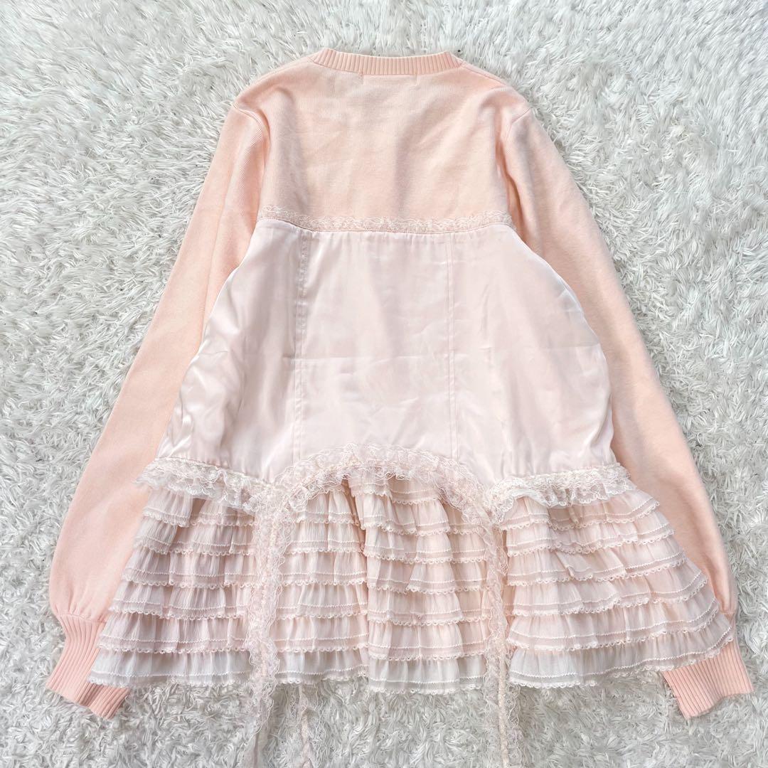 新品✨️CANDY STRIPPE 現行品 CORSET KNIT カーディガン