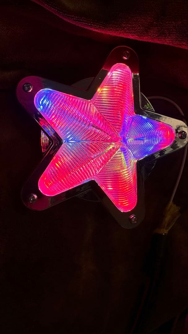 しげ9番　星型マーカーランプ　サイドマーカー　ホタルランプ　バイクなどに