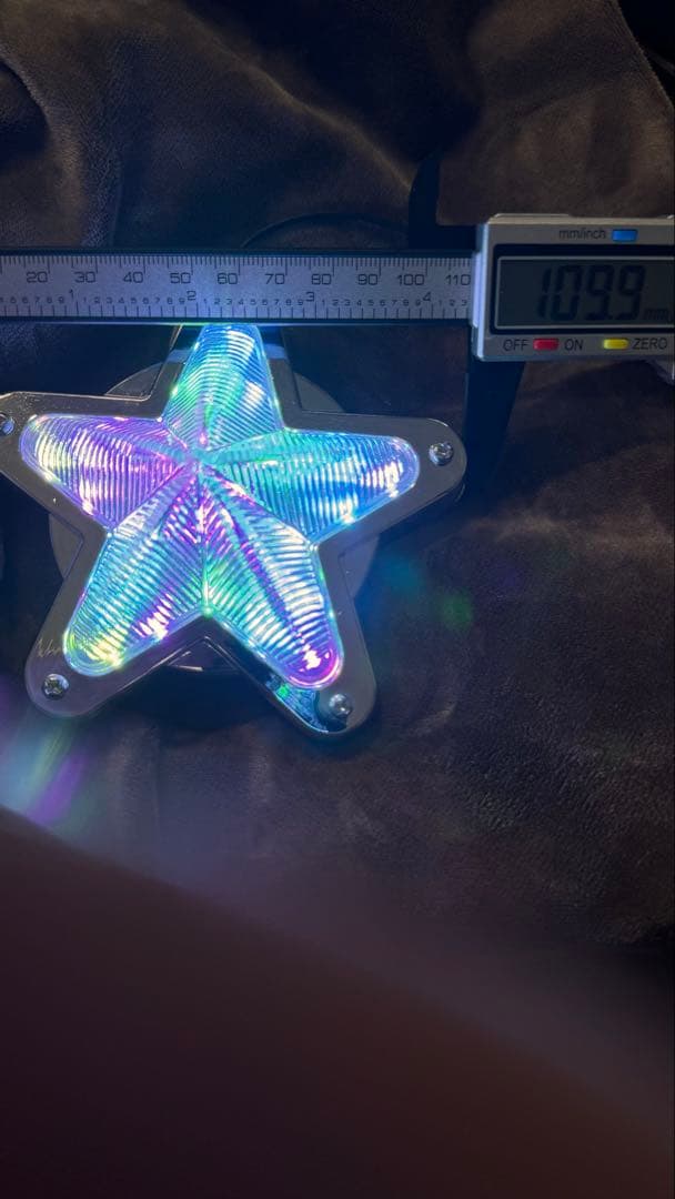 しげ9番　星型マーカーランプ　サイドマーカー　ホタルランプ　バイクなどに