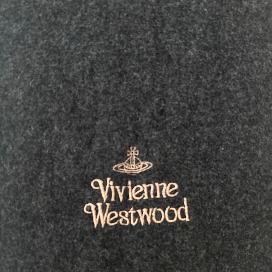 土日限定★Vivienne Westwood ヴィヴィアンマフラー　ダークグレー