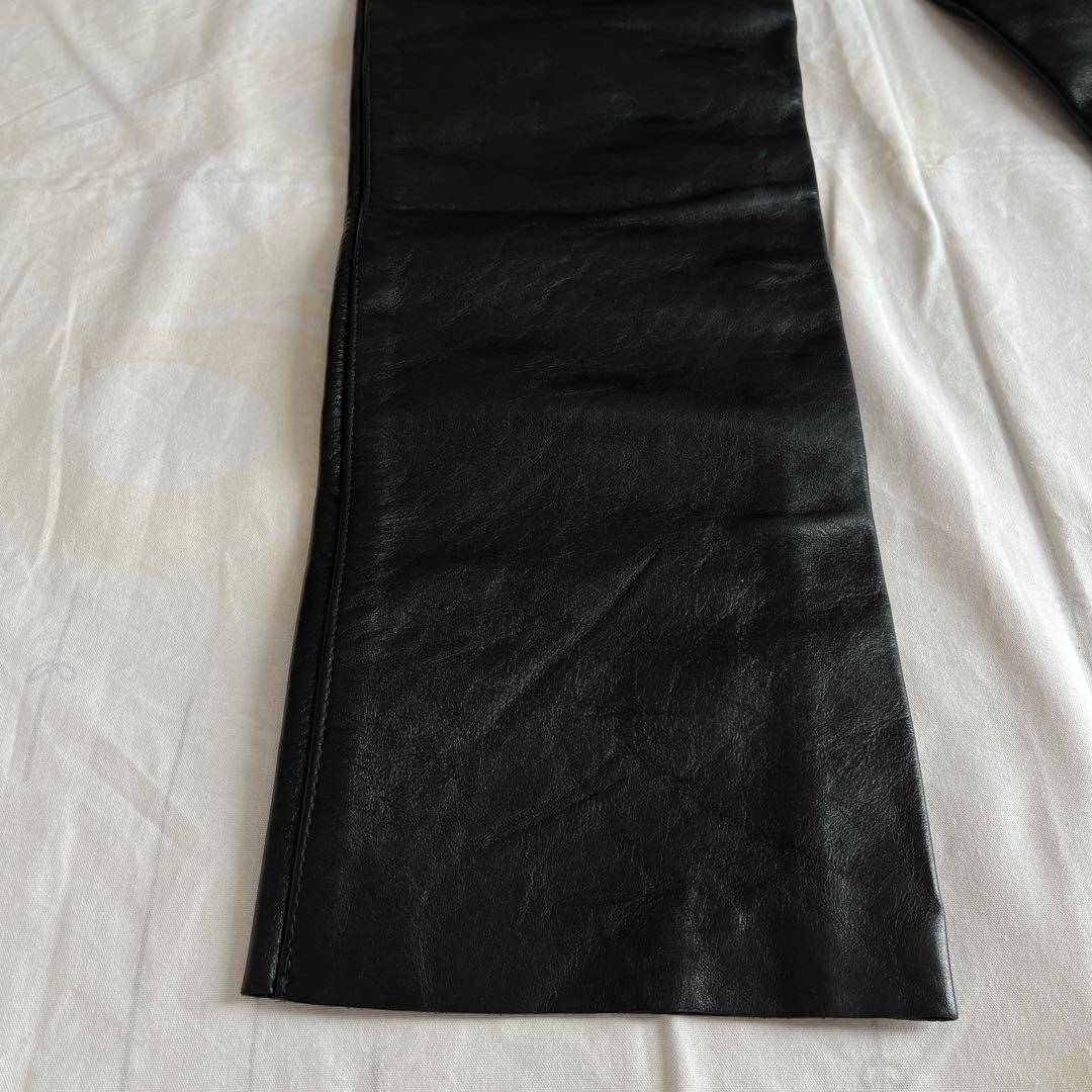 未使用品　vanson レザーパンツ 黒 32