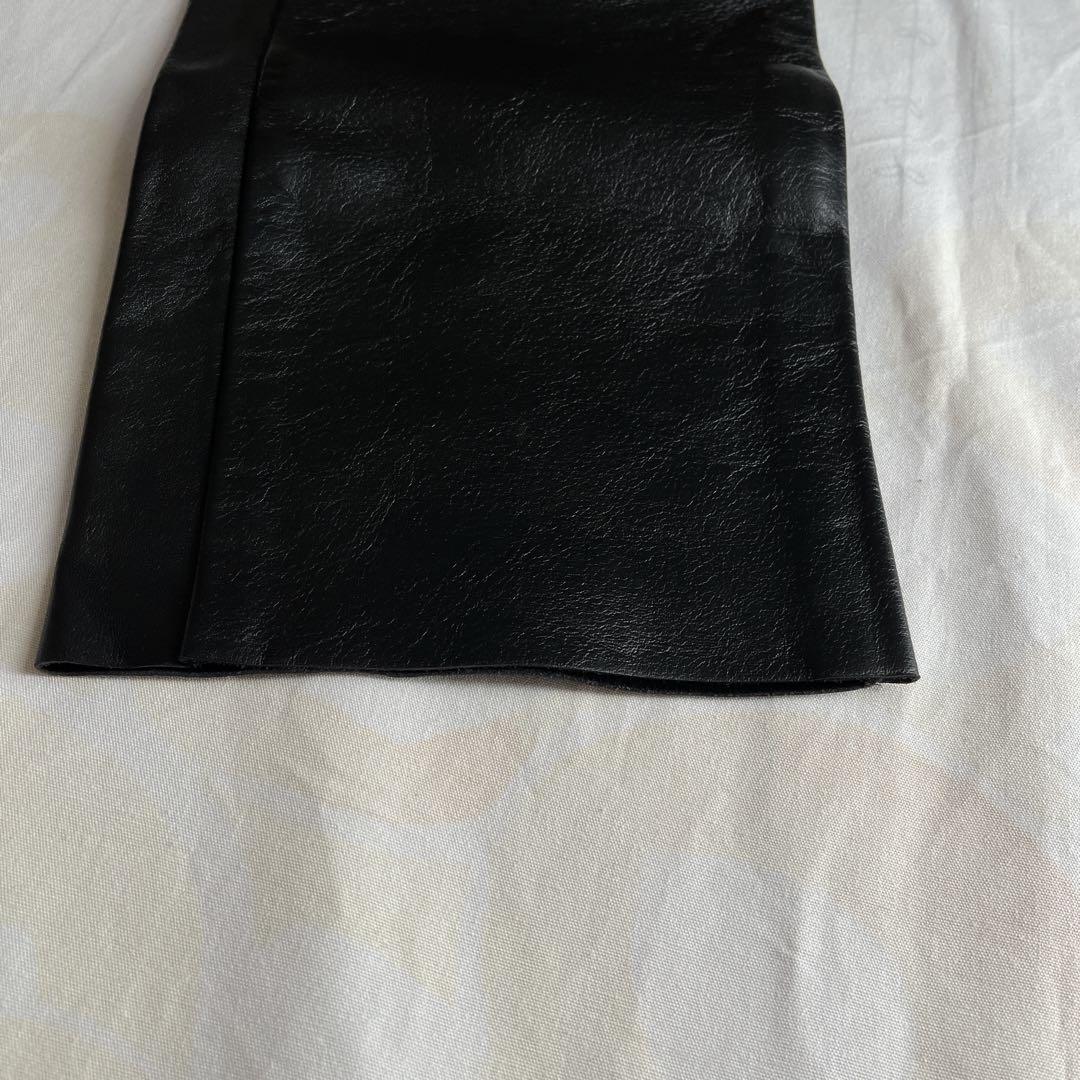 未使用品　vanson レザーパンツ 黒 32