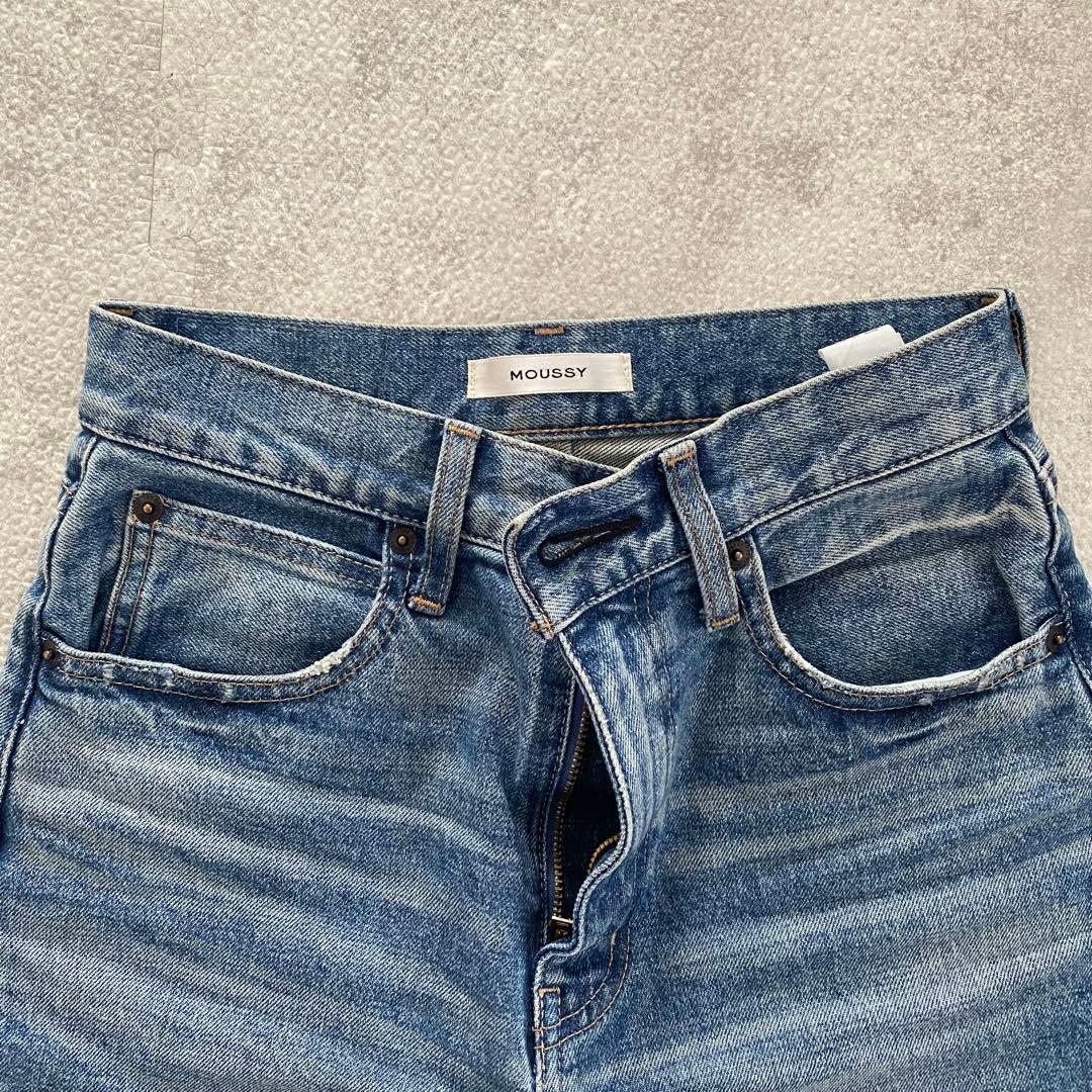 本日限定価格⭐︎moussy mvs 25 フレアデニム