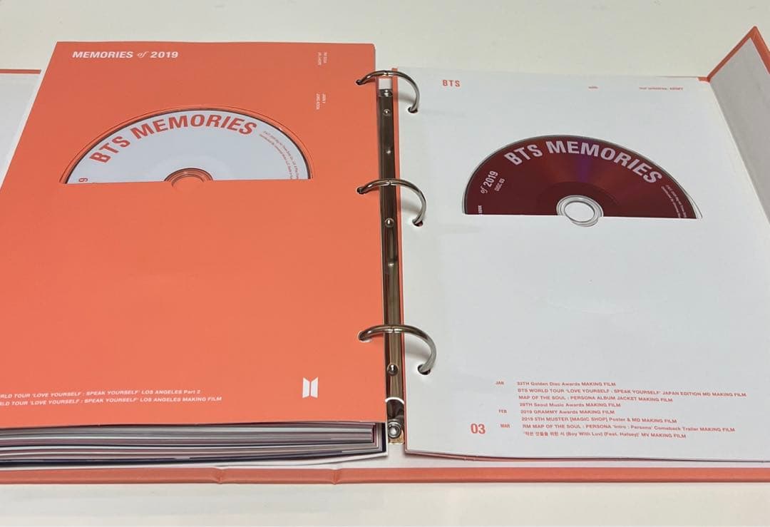 BTS Memories 2019 DVD ホソクトレカ