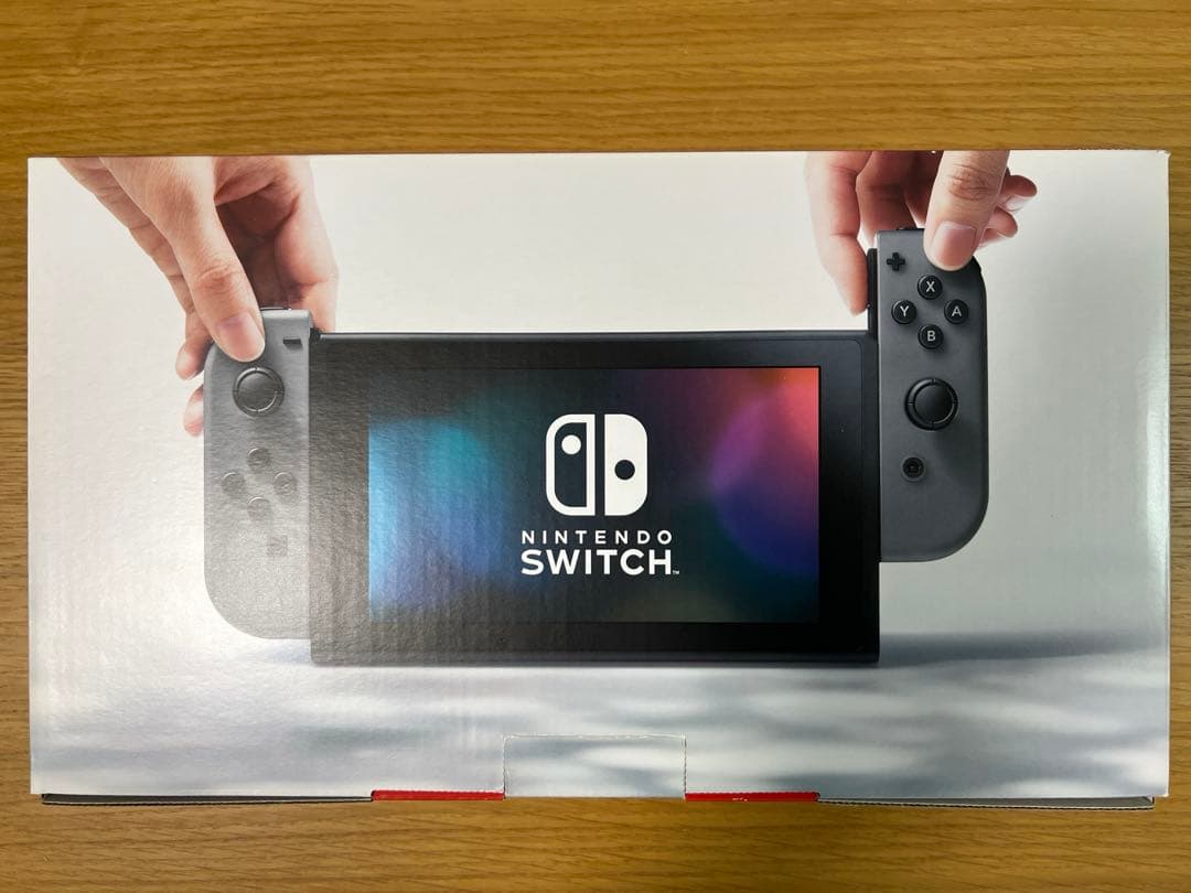 Nintendo Switch グレー 完品　32GBマイクロSDとケース付き