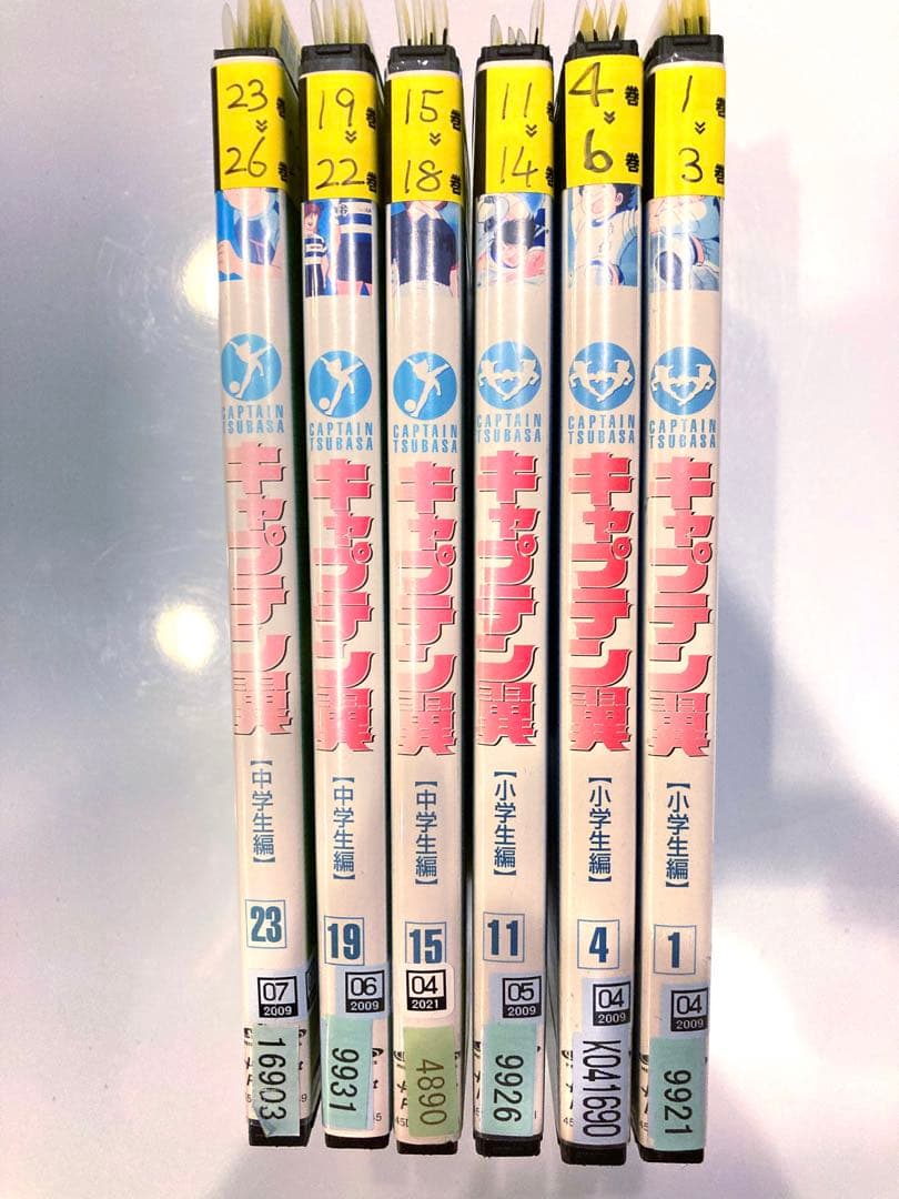 キャプテン翼　DVD 22巻セット　7巻〜10巻無し