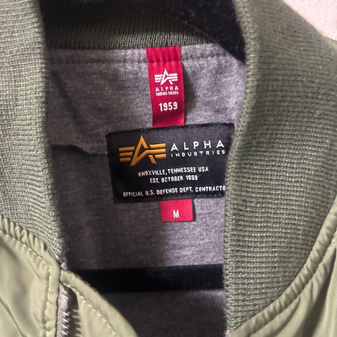 ALPHA INDUSTRIES MA-1中綿なしL-2B