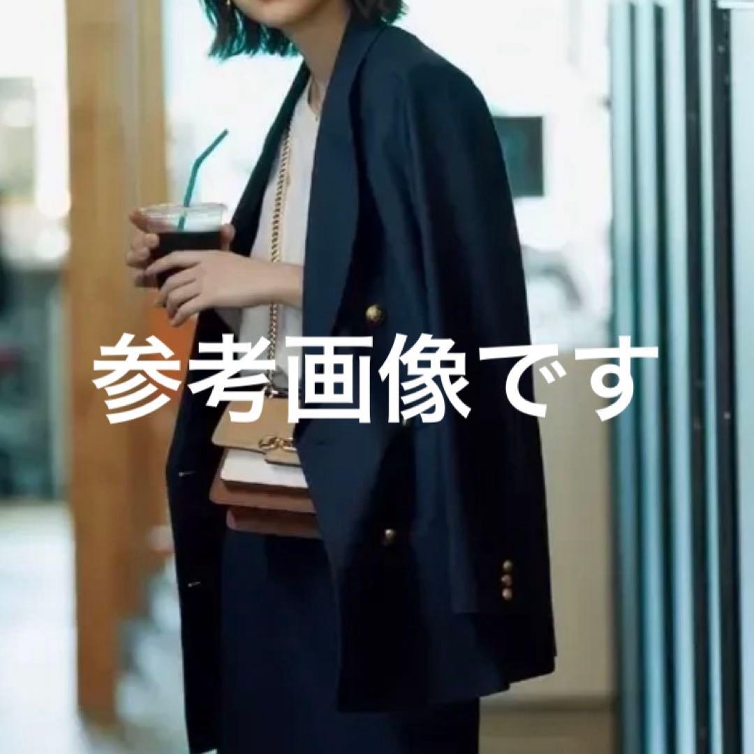 極美品ミラオーエンMila Owen金釦ダブルブレザー ジャケットM紺ブレ人気