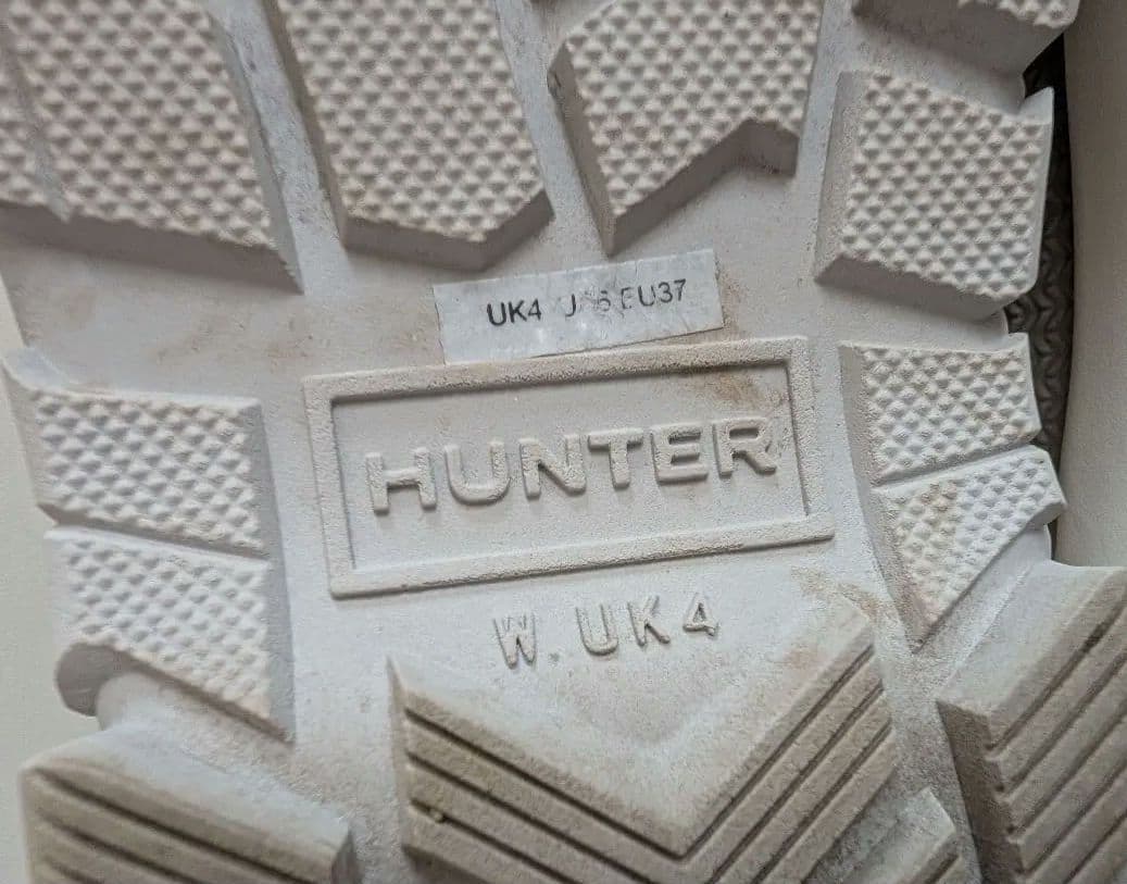 HUNTER メタリックスノーアンクルブーツ