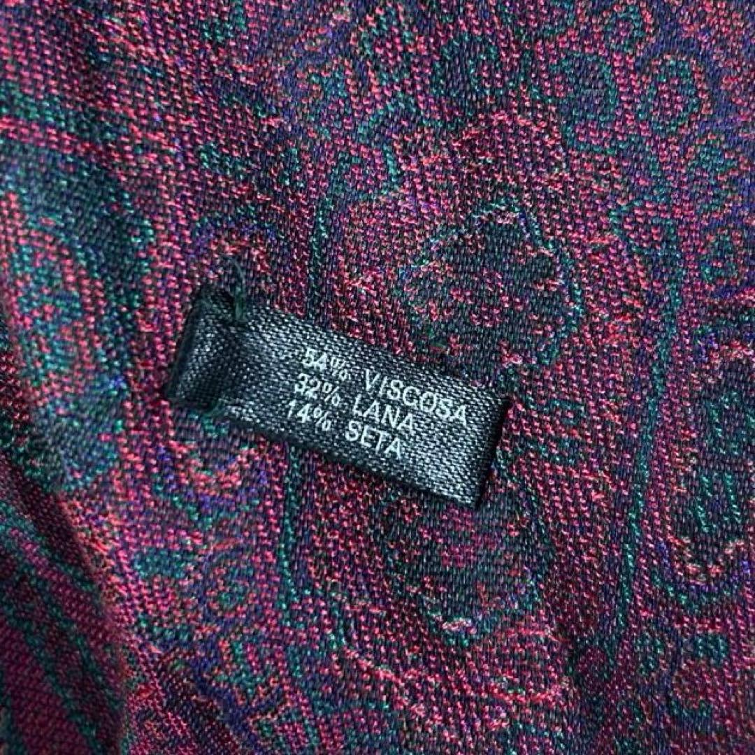 イタリア製 LIBERTY ペイズリー柄 シルク レーヨン 大判 ストール