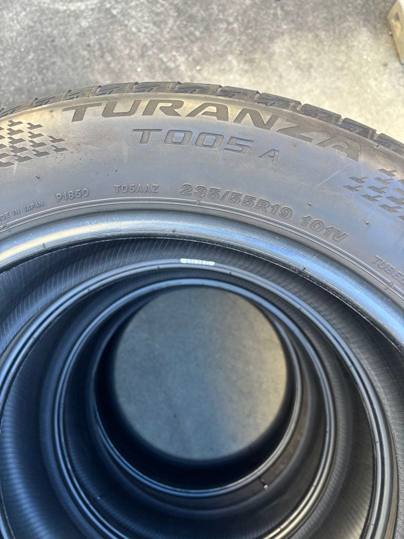 期間限定価格！②235/55R19ブリヂストン　トランザT005A ２本