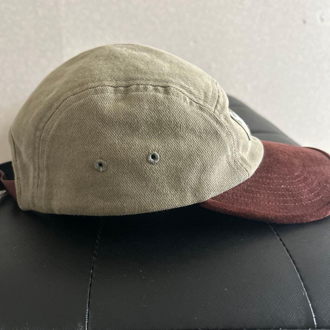 Supreme オリーブブラウンキャップ