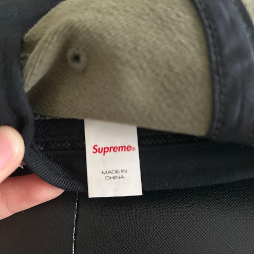 Supreme オリーブブラウンキャップ