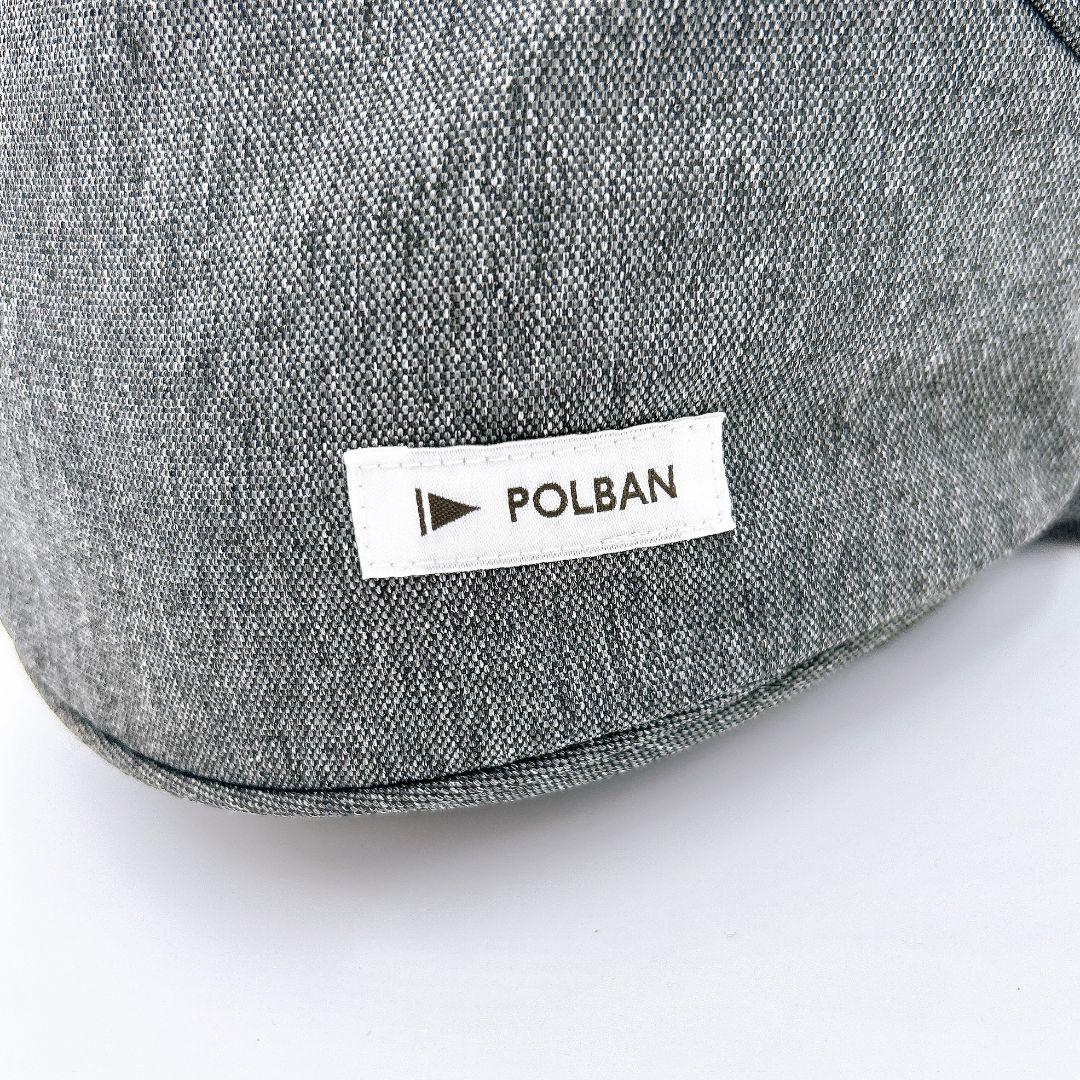 【美品】ポルバン アドバンス ヒップシート シングルショルダー付 メランジグレー
