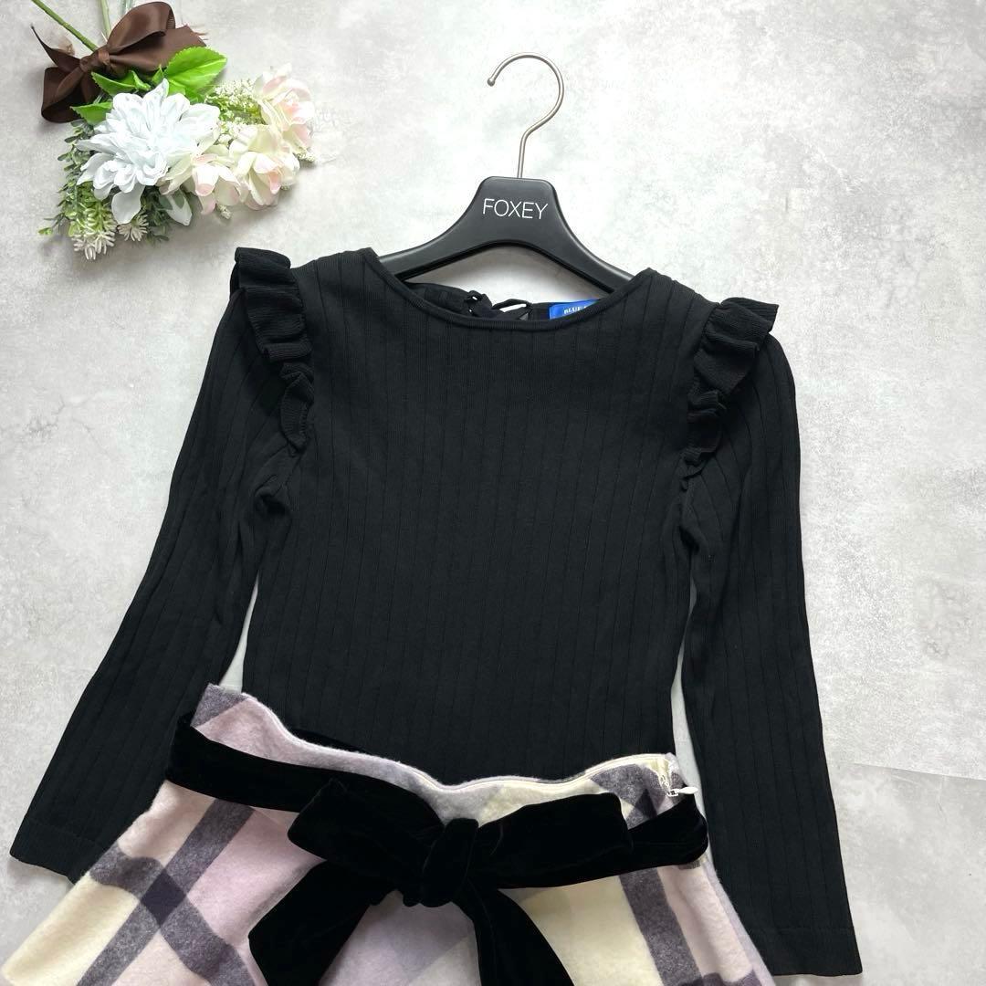 大きいサイズ✨ブルーレーベルクレストブリッジ ワンピース チェック 40 L