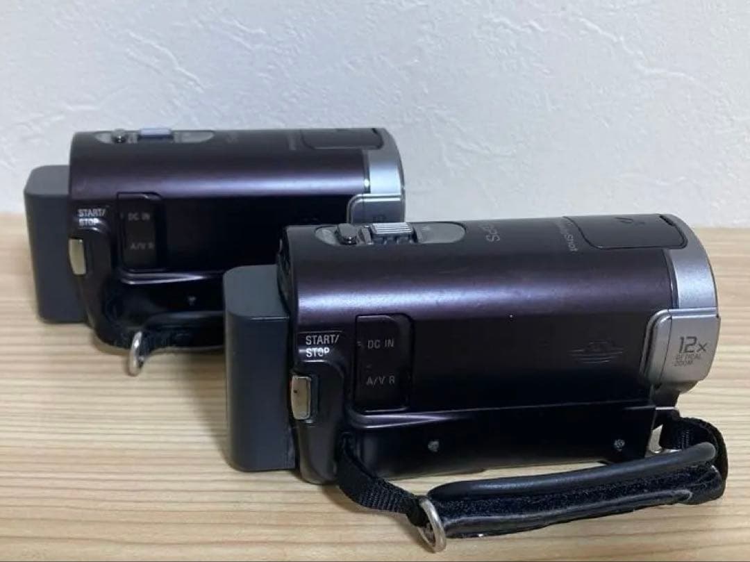 Sony HDR-CX370 2台　純正バッテリー2台　充電ケーブル1本