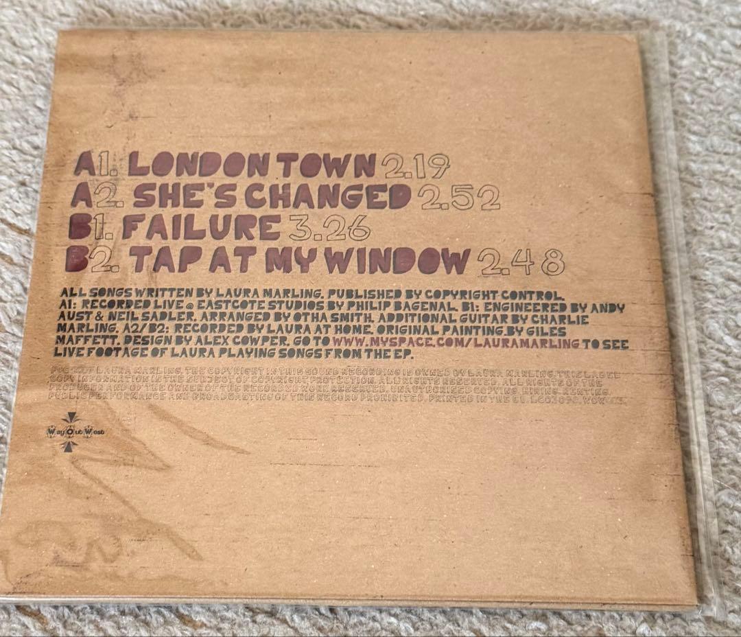 Laura Marling The London Town EP 7インチ
