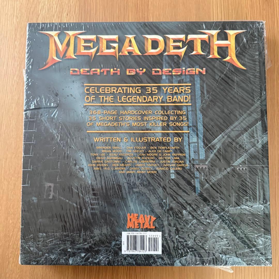 【絶版】MEGADETH DEATH BY DESIGN 重厚本