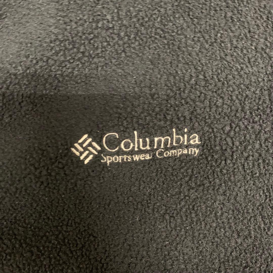 6WE342 90's columbia フリースベスト ドローコード付