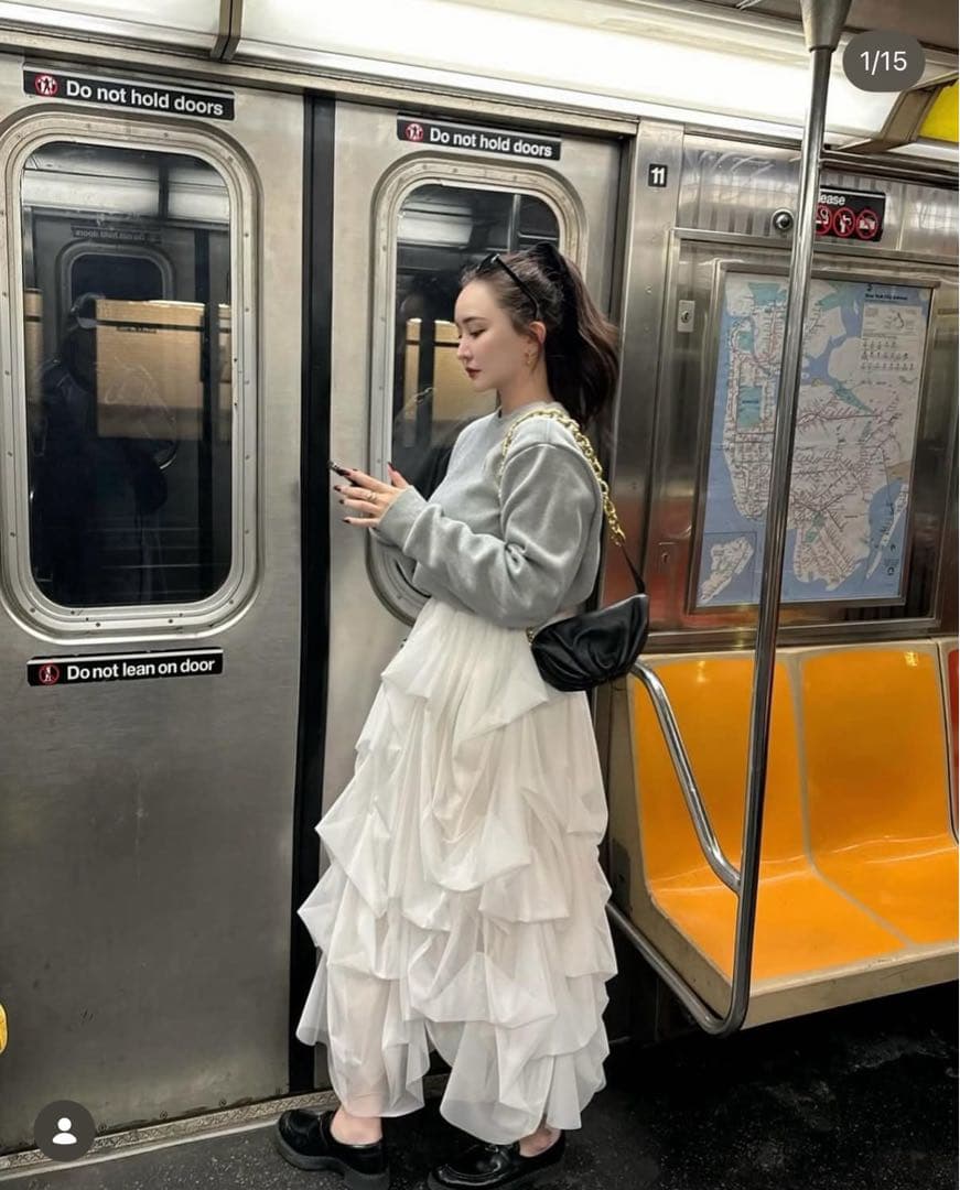 THE TOÉ Iris Tulle Skirt S