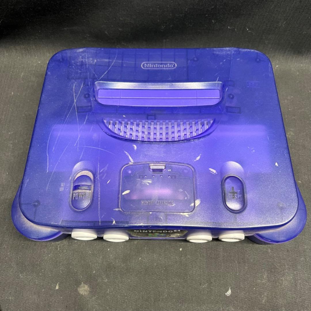 〇Gd右1015 Nintendo64 本体 NUS-001 ミッドナイトブルー
