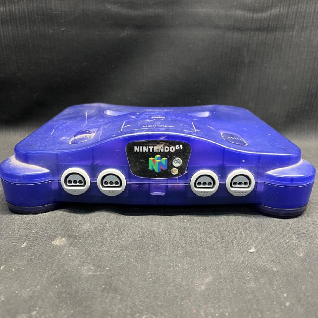 〇Gd右1015 Nintendo64 本体 NUS-001 ミッドナイトブルー