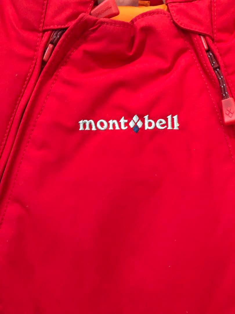 montbell ジャンプスーツ 子ども用スノーウェア パウダーミトンセット