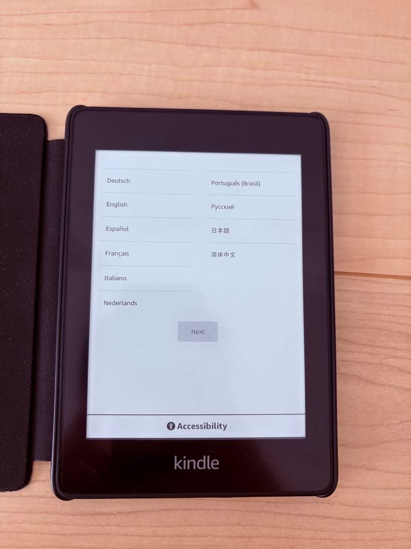 超美品 Kindle Paperwhite 8GB 保護フィルム貼付カバー付き
