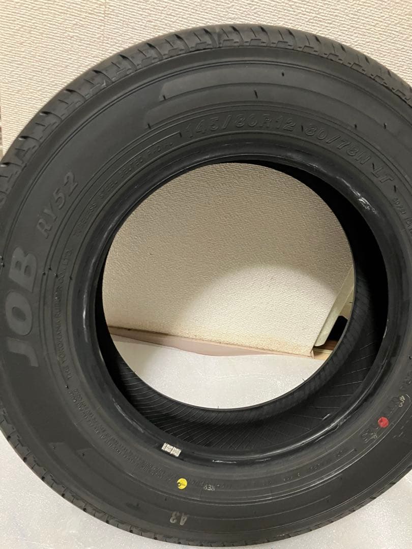 YOKOHAMA JOBRY52 145/80R12 80/78N LT 4本