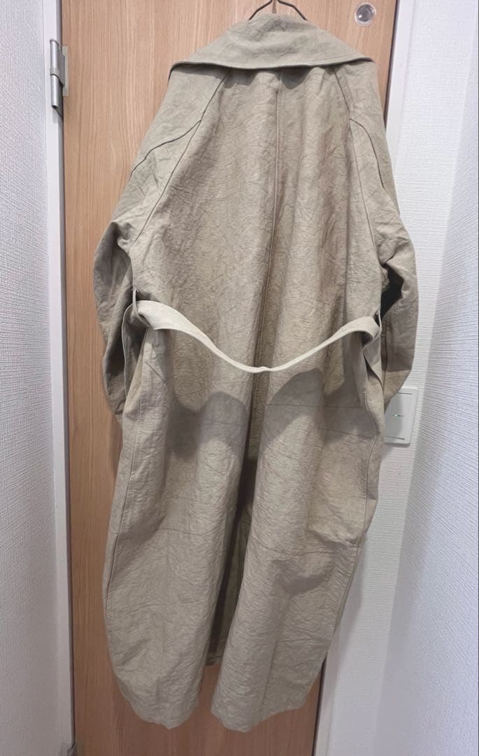かぐれ　コットンリネンオーバートレンチコート