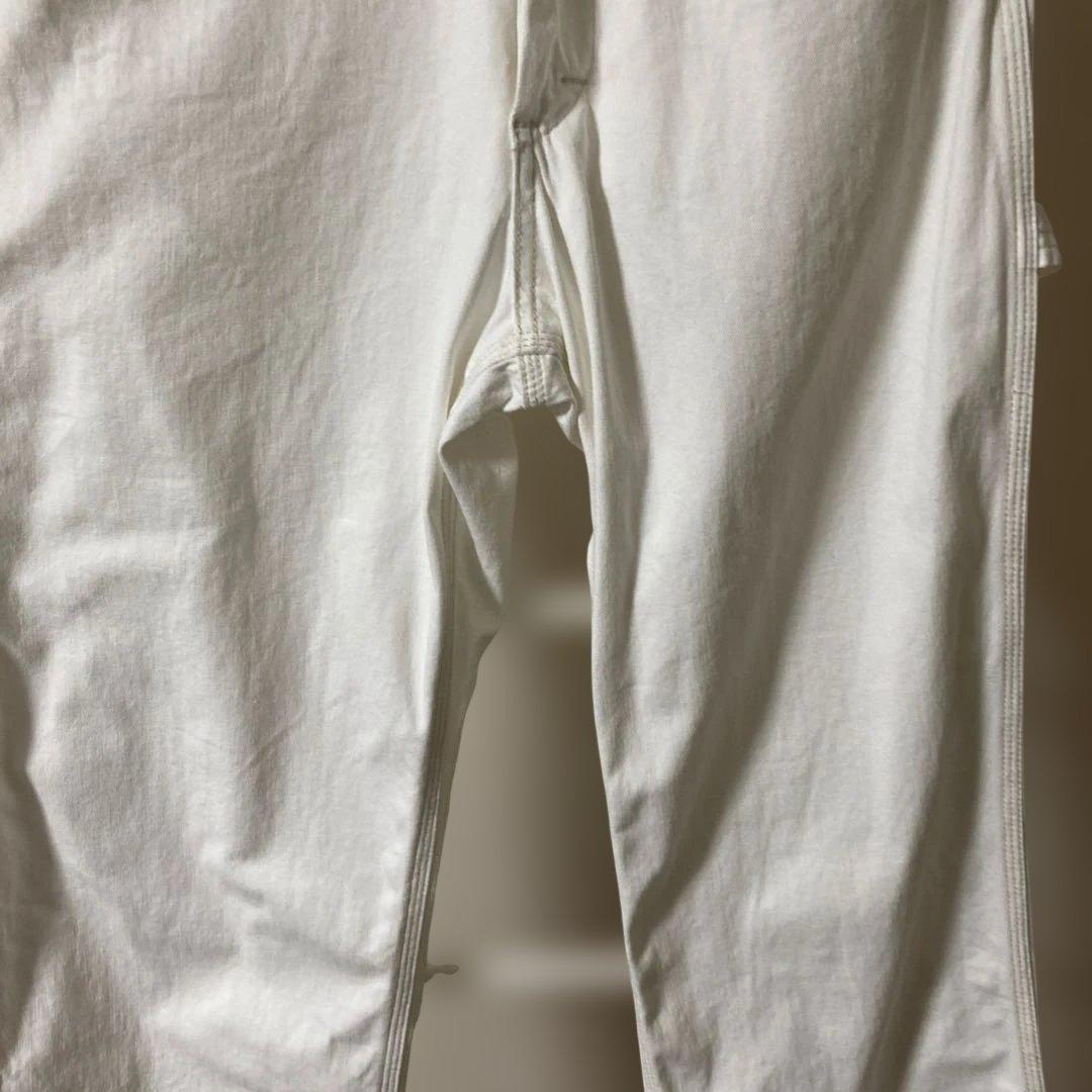 美品ドゥーズィエムクラス別注LEEペインターパンツ白34