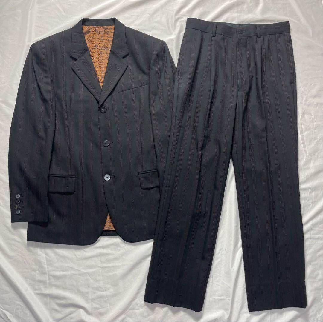 jean paul gaultier 00ss レタリング セットアップスーツ