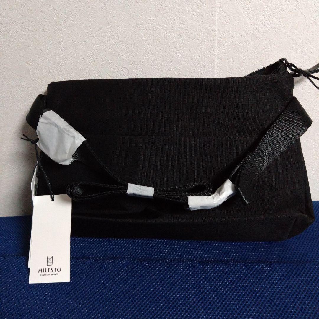 MILESTO STLAKTショルダーバッグ ブラック MLS712-XNV防水