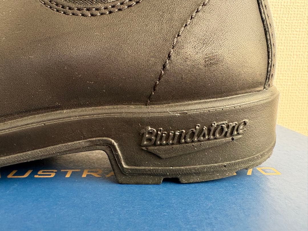 【美品】Blundstone ブラック サイドゴアブーツ