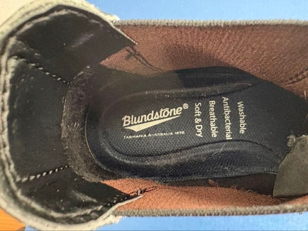 【美品】Blundstone ブラック サイドゴアブーツ