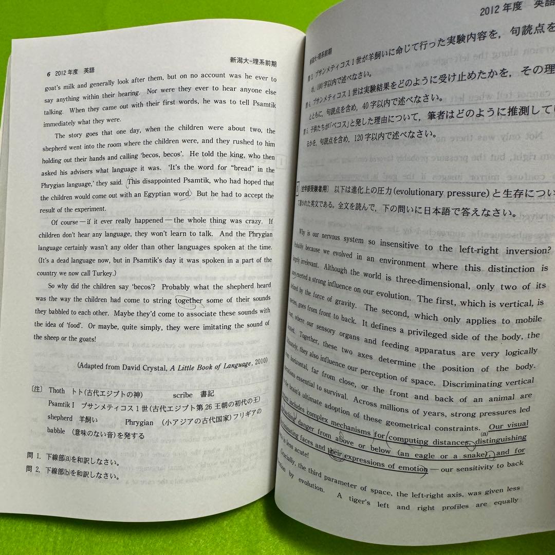 新潟大学　理系　赤本　医学部　2011年～2022年　12年分