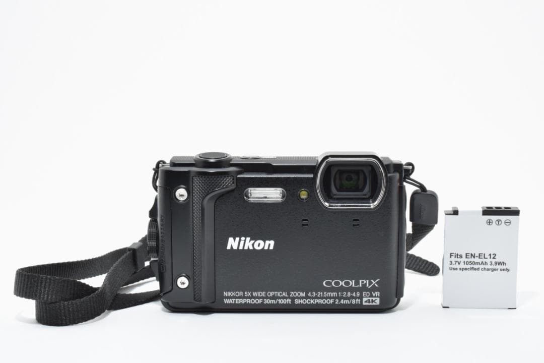 Nikon COOLPIX W300 ブラック 防水 デジタルカメラ コンデジ