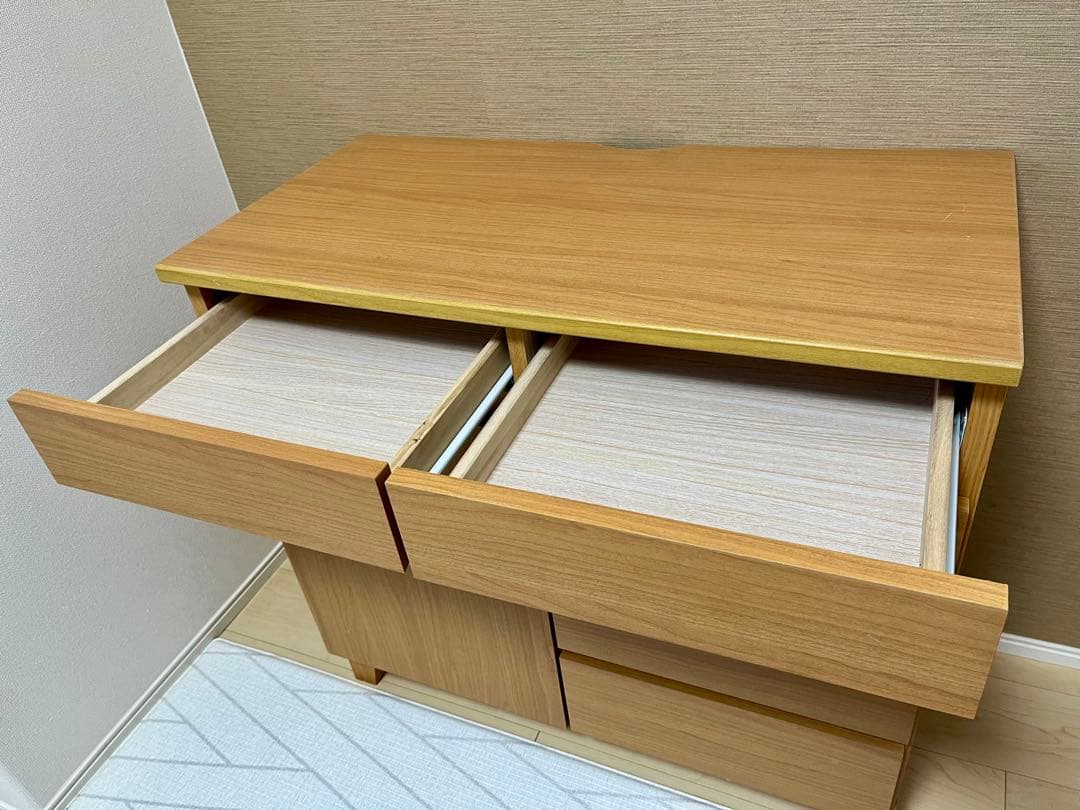 一生紀（ISSEIKI）リヨン 北欧 おしゃれ サイドボード 幅80 完成品