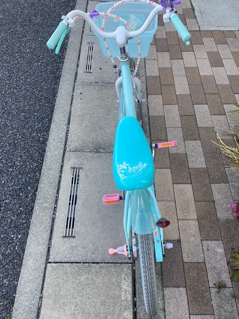 【さいたま市・引き取り限定】アリエル幼児用(子供用)自転車 エメラルドグリーン