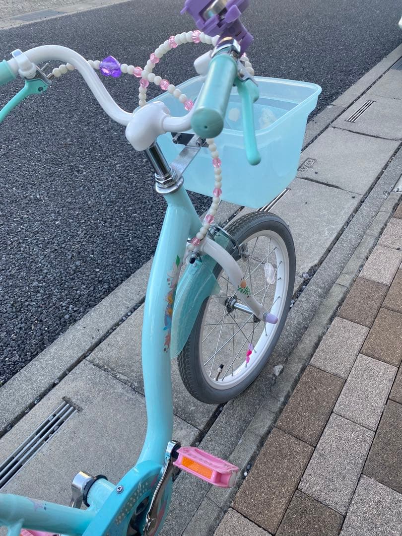 【さいたま市・引き取り限定】アリエル幼児用(子供用)自転車 エメラルドグリーン