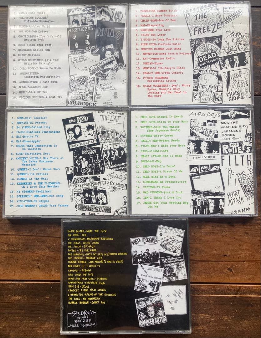 KILLED BY DEATH VOL. 1 - VOL. 5 CD ５枚セット