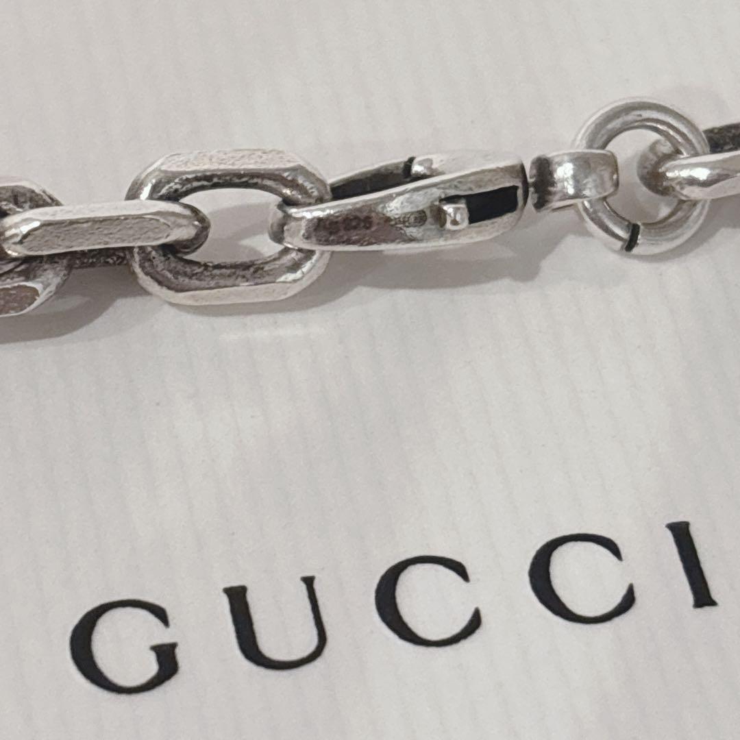 GUCCI グッチ　インターロッキング　ネックレス　シルバー