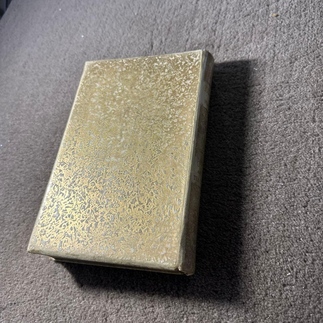 希少 1900年 3面金装飾 GOLDEN TIPS 紅茶 研究書 アンティーク