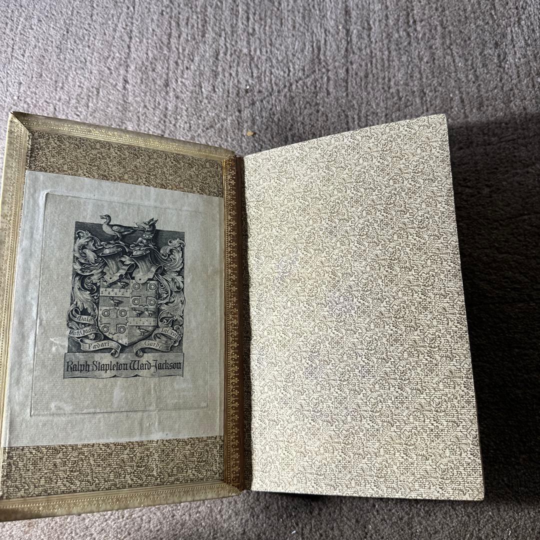 希少 1900年 3面金装飾 GOLDEN TIPS 紅茶 研究書 アンティーク