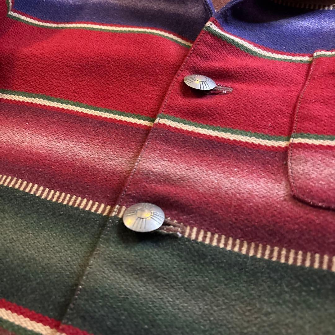 80s POLO CONTRY Rag Jacket ラグ USA