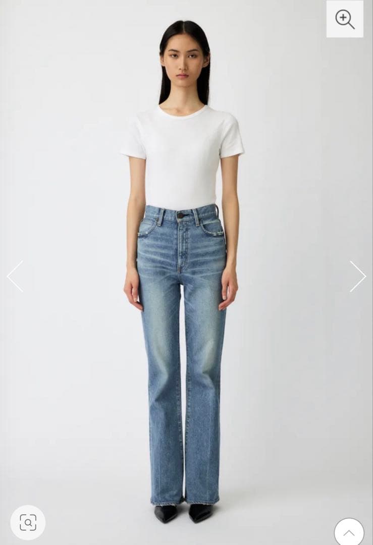 【新品・タグ付き】MOUSSY MVS BLU フレア　24