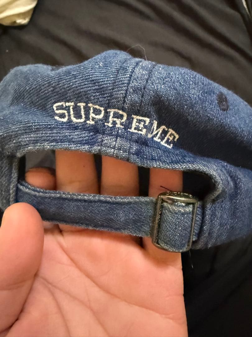 Supreme デニムキャップ Sロゴ