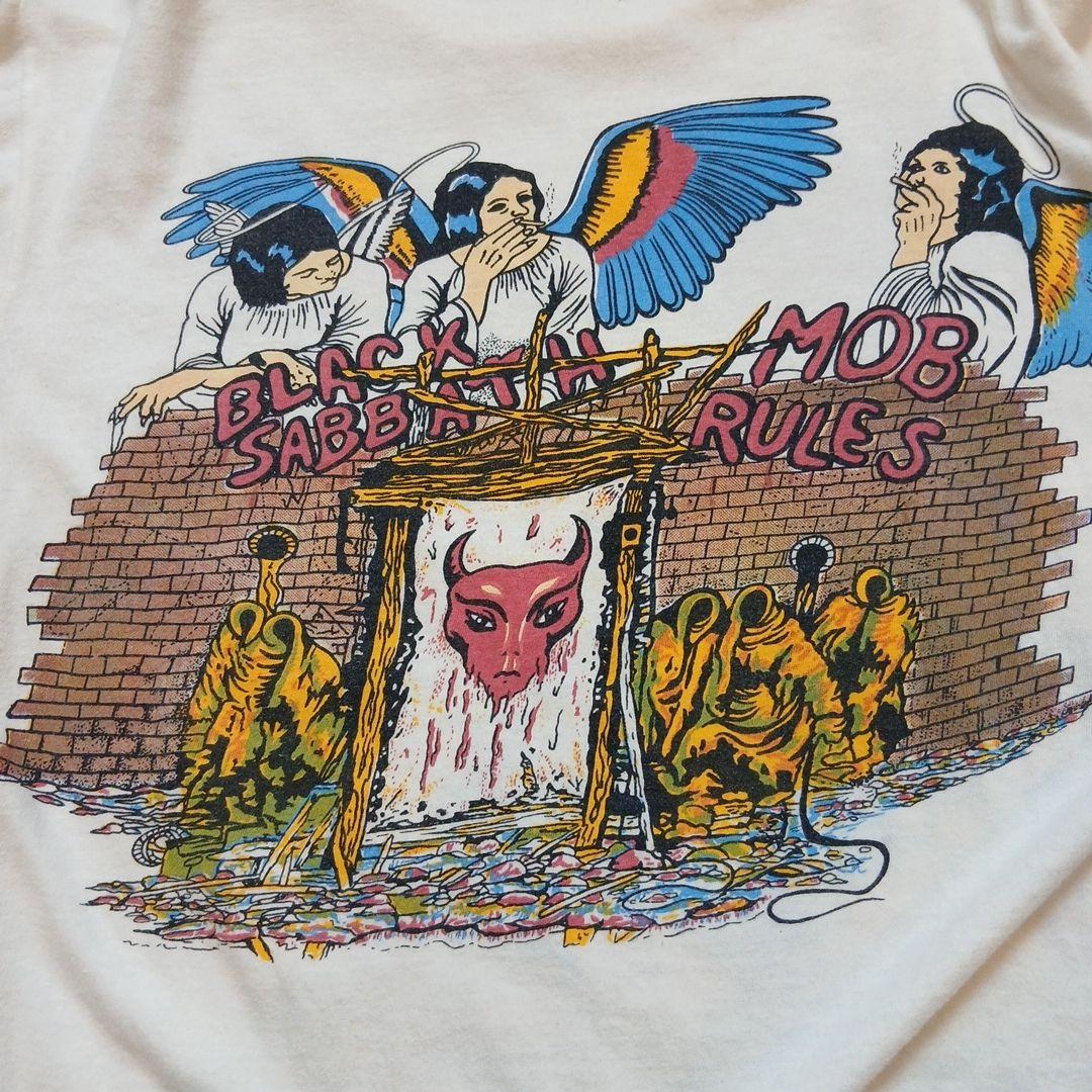 Black Sabbath　Mob Rules　バンドTシャツ　バンT
